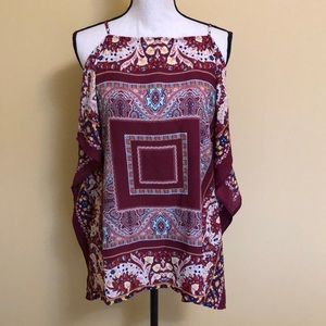 New Monteau red top size L